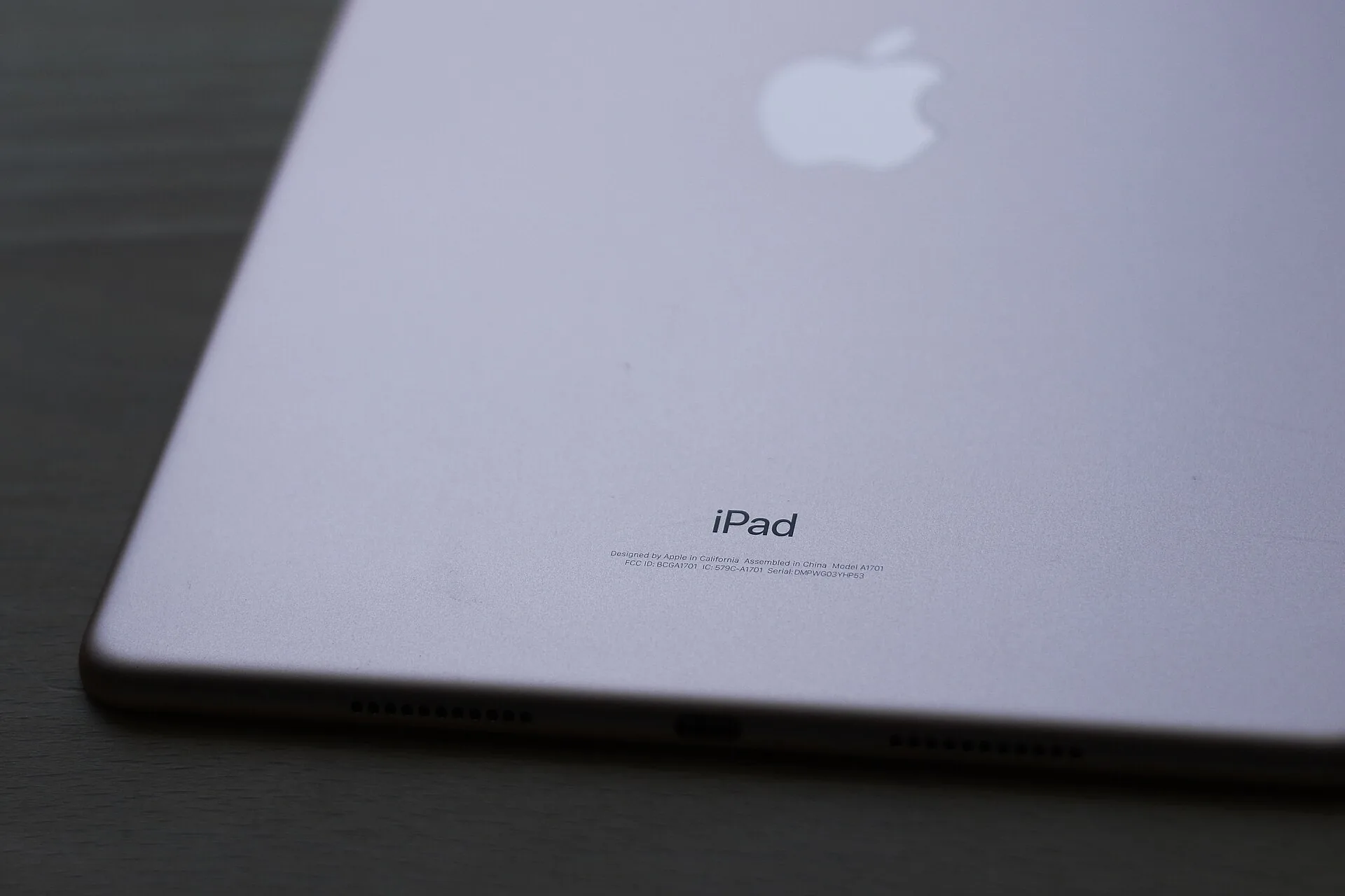 Parte trasera de un iPad Pro